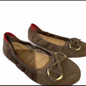 ADAM TUCKER By Me Too Kelly Suede Ballet Flats